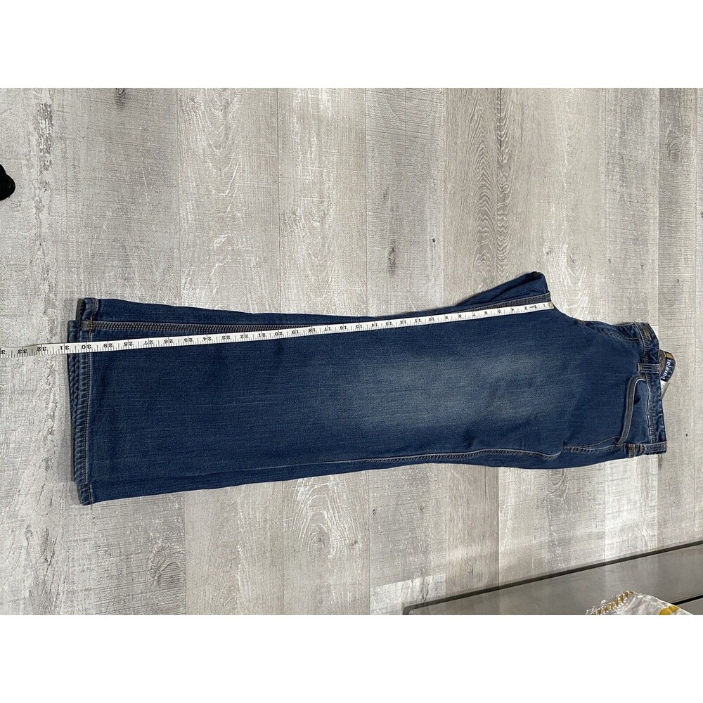 Carhartt Women's Boone Flannel Lined Blue Jeans Regular Relaxed Fit Size 14 - Picture 9 of 9
